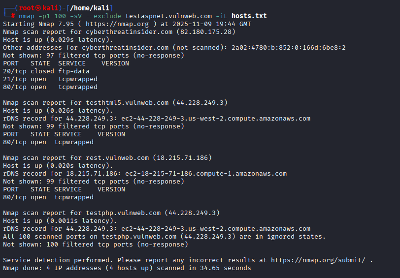 nmap-version-exclude-list