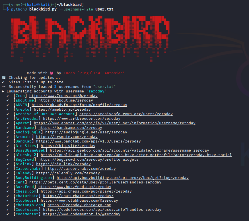 blackbird-username-file