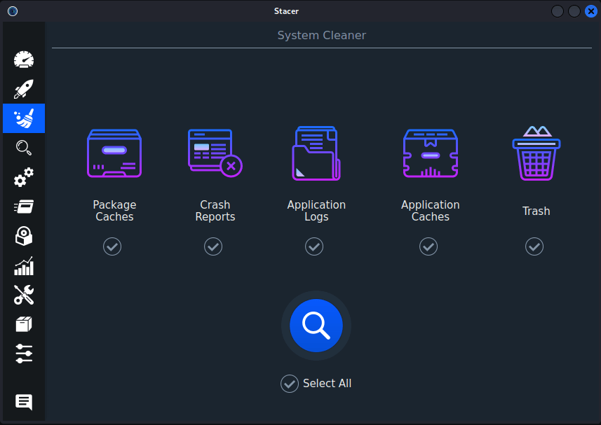 stacer system cleaner