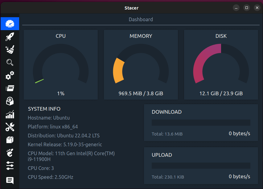 ubuntu stacer