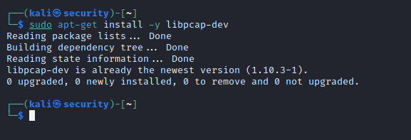 libpcap-dev