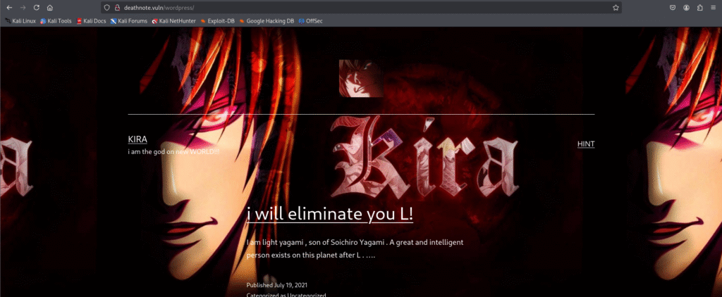 deathnote-wordpress-website