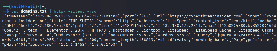 httpx-output-json